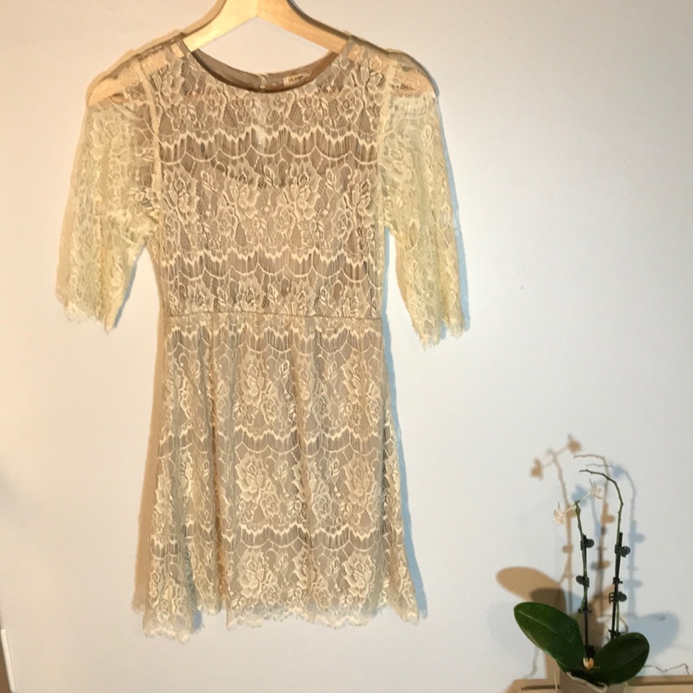 ModCloth Dress | Cream Lace